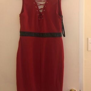 [new] red evening dress